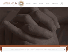 Tablet Screenshot of fisioterapiatempspertu.com